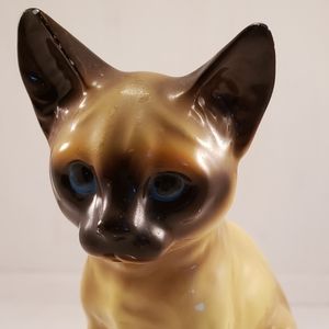 Ceramic Siamese Cat Twins